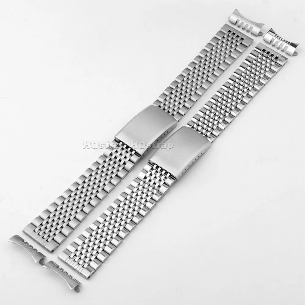18mm 20mm 22mm Solid Stainless Steel Strap for Seiko for Omega Metal Watchband Quick Release Folding Buckle Bracelet Accessories