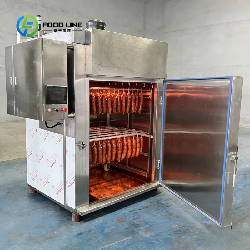 Customized Commercial Industrial Meat Smoker Oven for Sausage Ham Fish Meat Smoking Machine Chicken Smoker Furnace