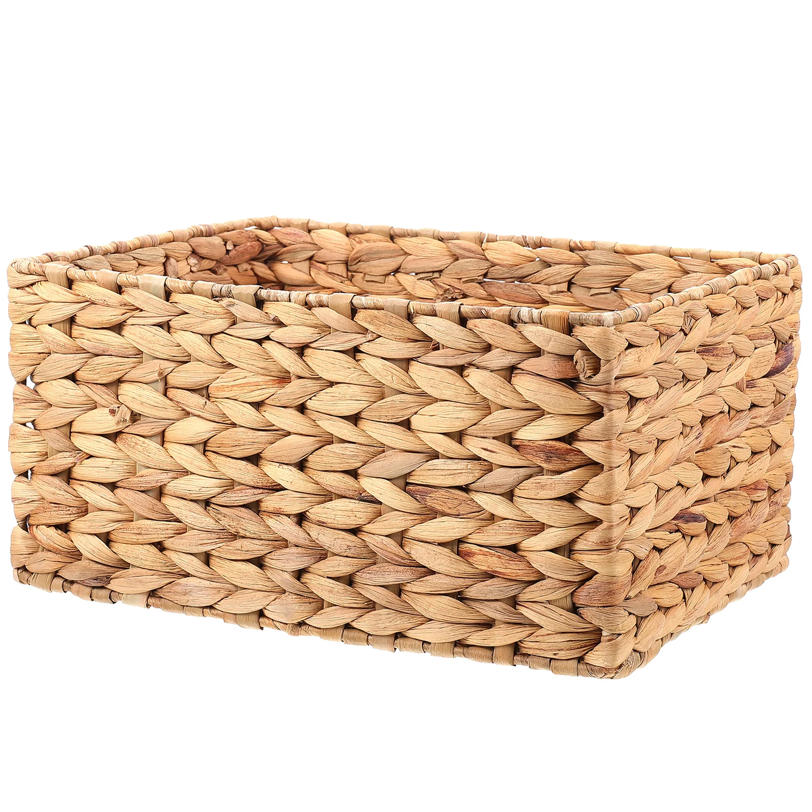 

Handwoven Straw Storage Baskets Rattan ganizer Bins Hyacinth Decorative Containers Wicker Shelves Rectangular Baskets Home