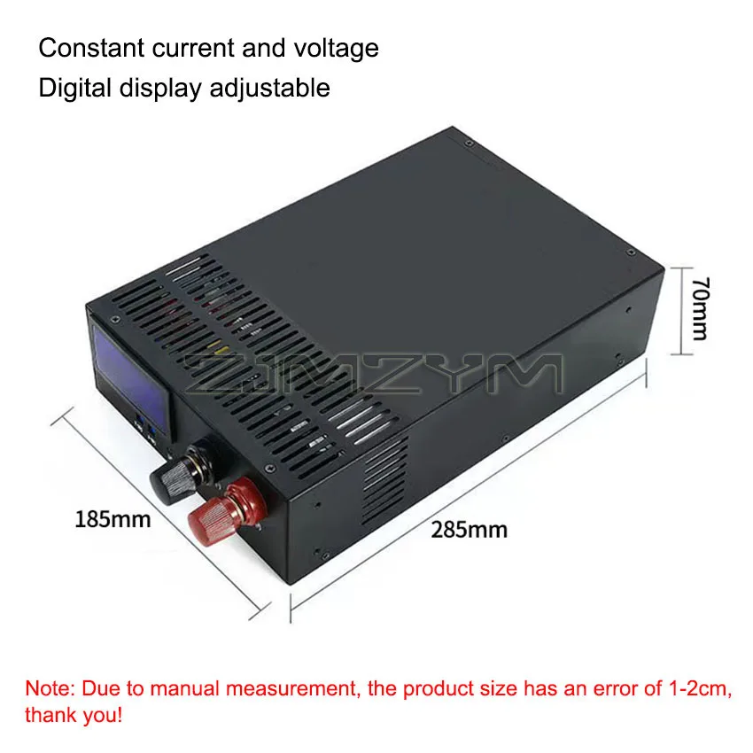 3000W high power switching power supply 110/220V 12V 24V 36V 48V 60V 72V 80V Digital Display Adjustable power supply accessories