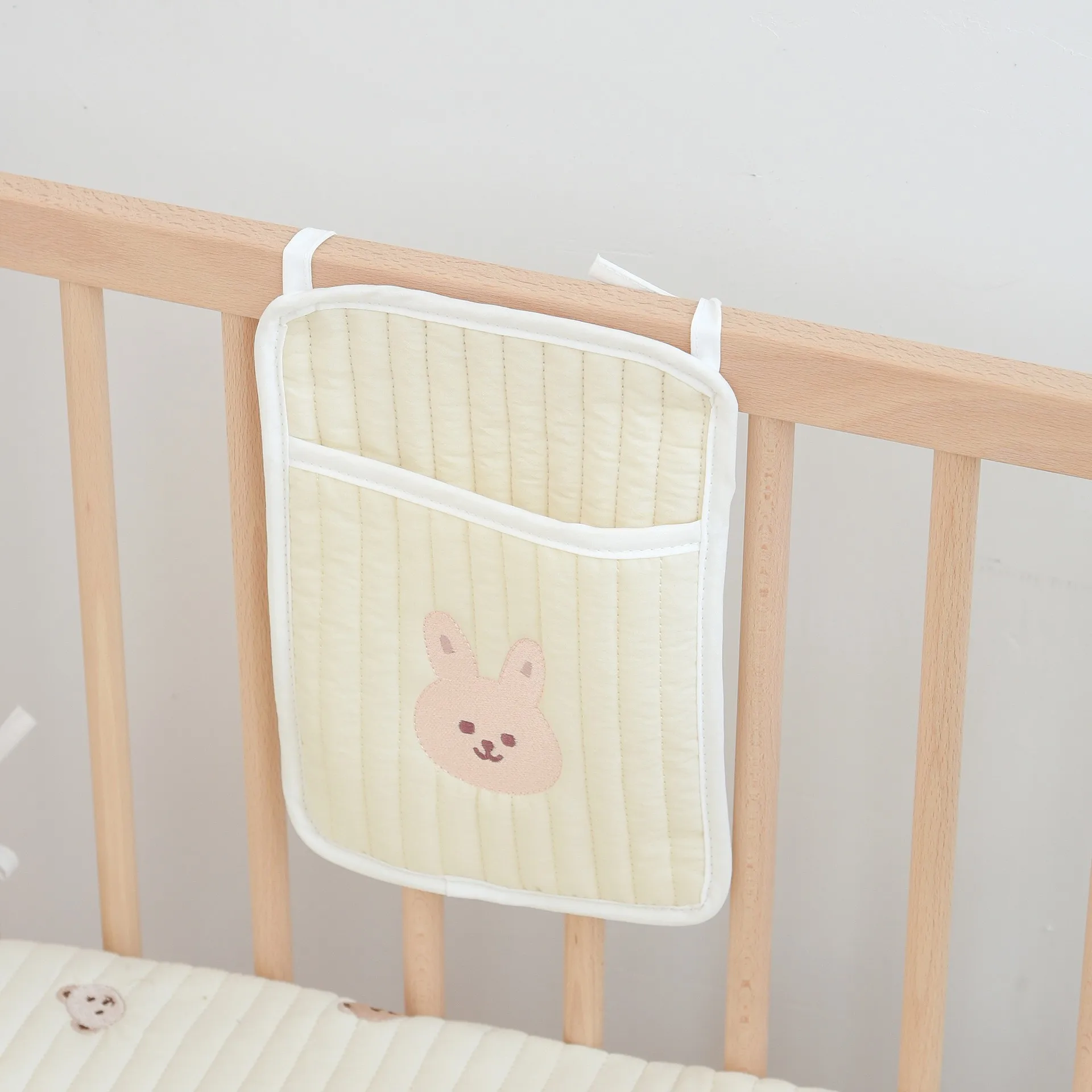 One crib storage bag Storage bag Diaper diaper bottle bag