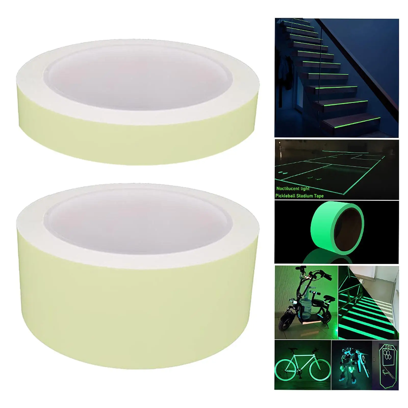 เทปเรืองแสงในความมืดเทปเรืองแสงสําหรับตกแต่งพื้นคืนฮาโลวีน