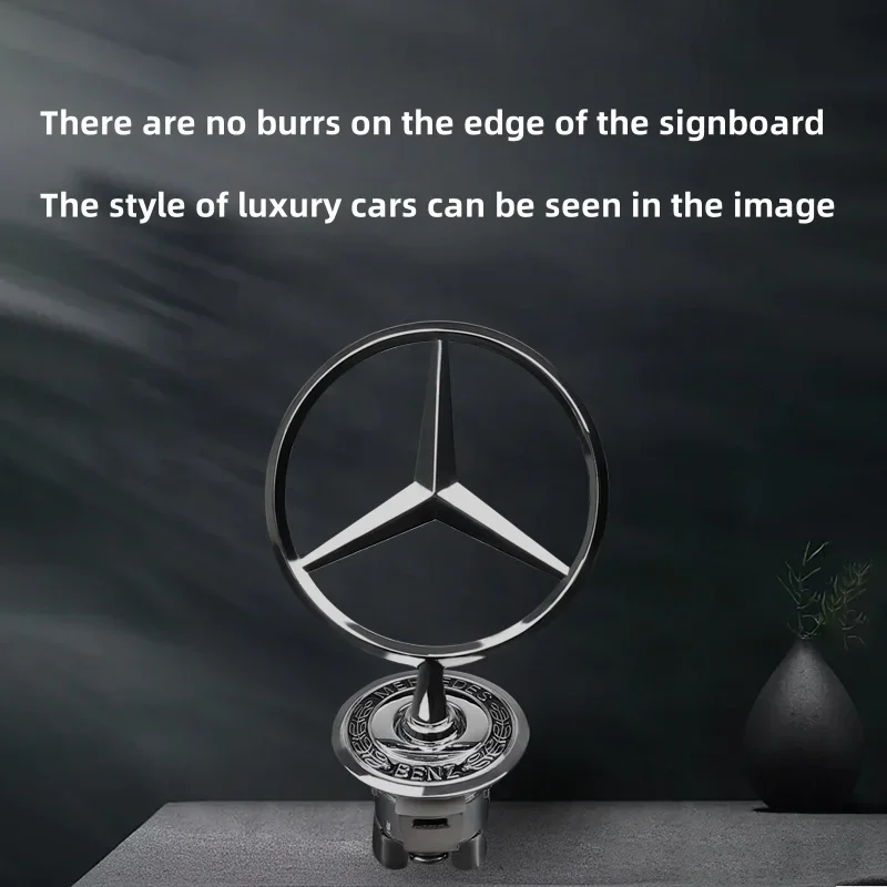 

Горячая продажа для Mercedes Benz AMG W177 W176 X166 X167 C257 C218 X253 C118 C117Автомобильная эмблема капота двигателя Передний капот Логотип Марк Автомобильная наклейка