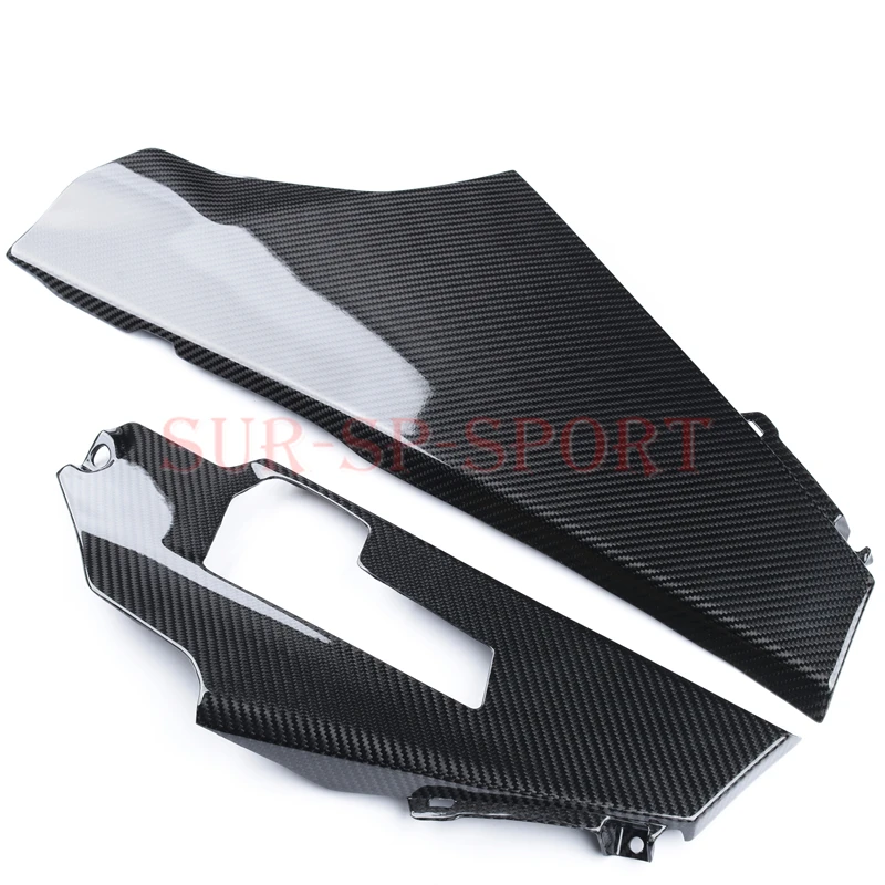 Belly Pan Lower Side Fairings Trim Cowlings in Carbon Fiber 100% For Suzuki GSX-R1000R 2017-2023