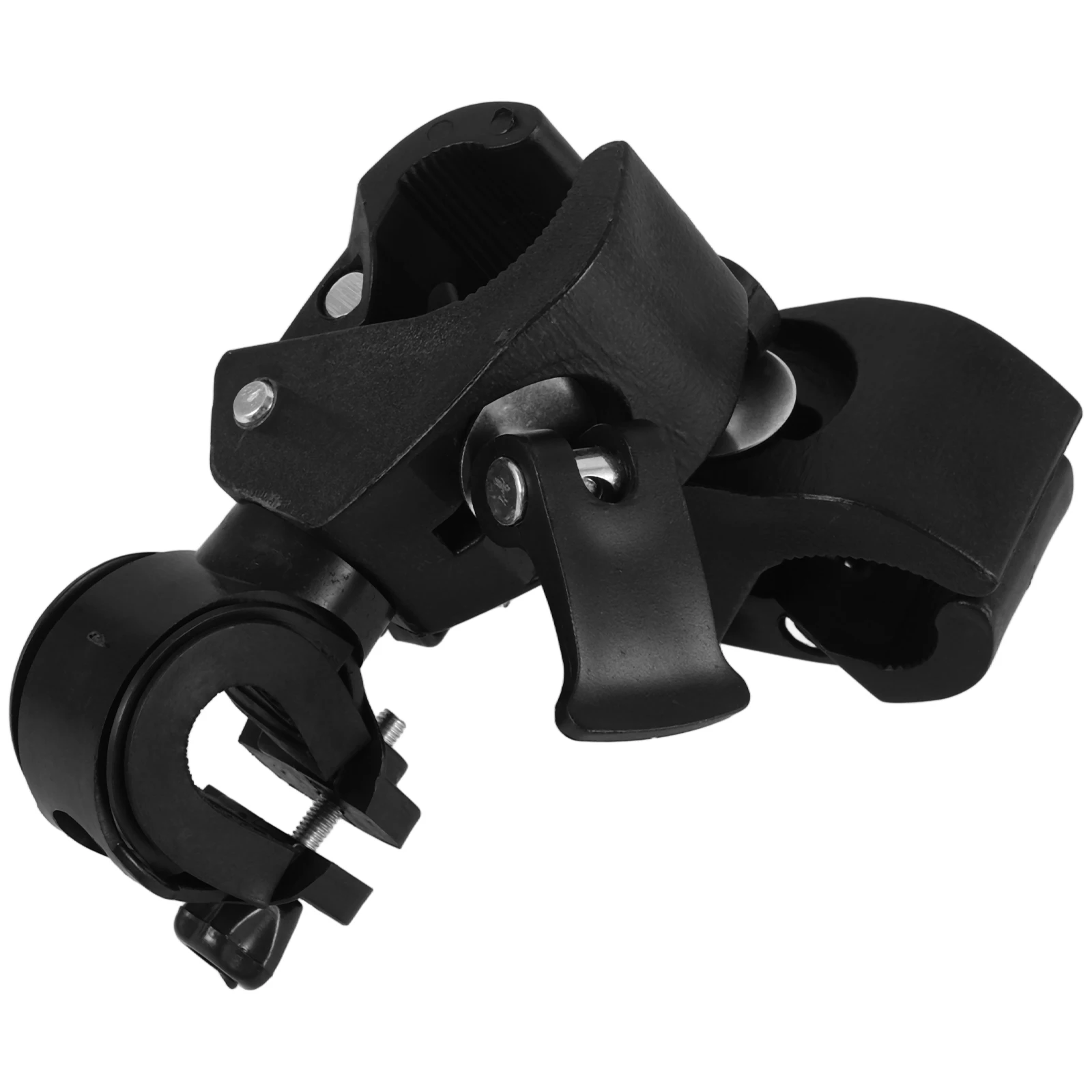 

2Pcs Wheelchair Cane Holder Durable Crutch Bracket Rotatable Adjustable 90Degrees Scooter Organizer Storage Bagged