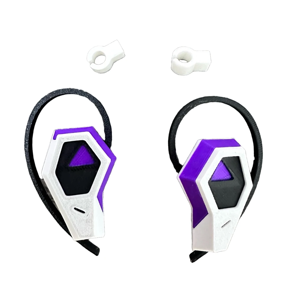 Sombrero y guantes de Cosplay Iso, accesorios para auriculares de Anime VALORANT, accesorios para fiesta de Carnaval y Halloween para hombre