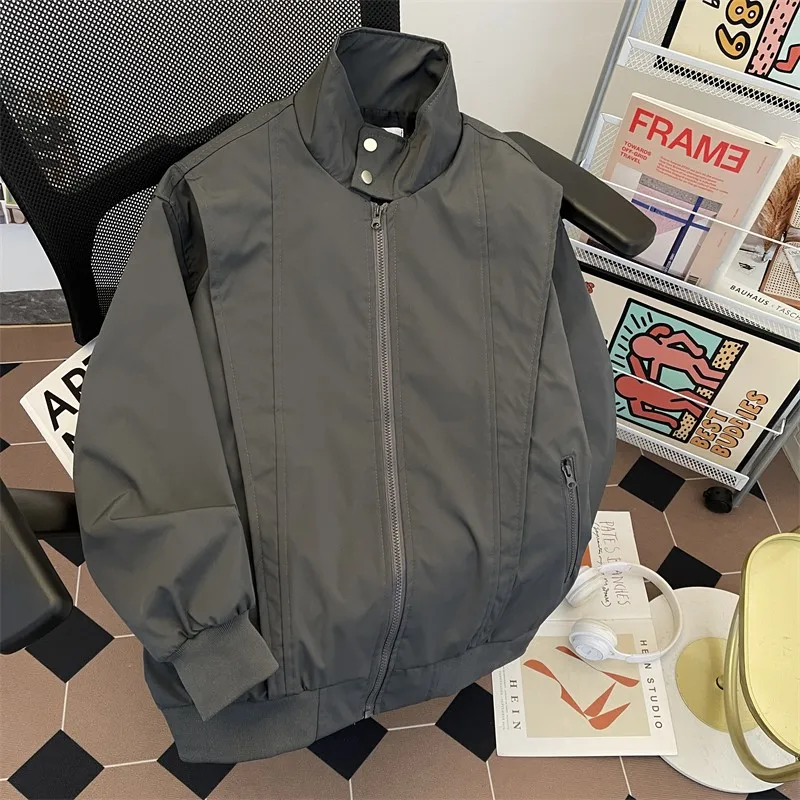 

American Sle Pilot Jaet Men's Spring Autumn New Faion Deconstructed ape High-End Feeling Workwear Baseball orm