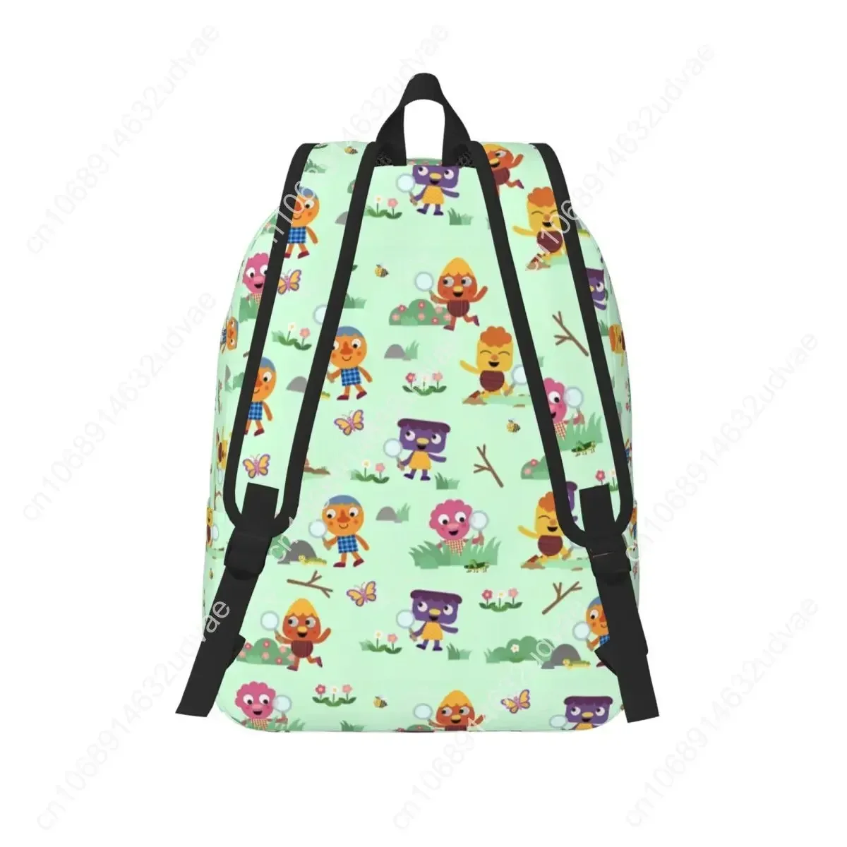 Рюкзак Noodle & Pals Micro Super Simple: подарочный, для школы, походов, путешествий, с рисунками, для мужчин и женщин, студенческий, на каждый день