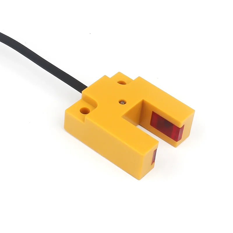 Sensor de interruptor de proximidad tipo ranura Rango de detección 15 mm 10-30 VCC NPN PNP Salida 3 cables