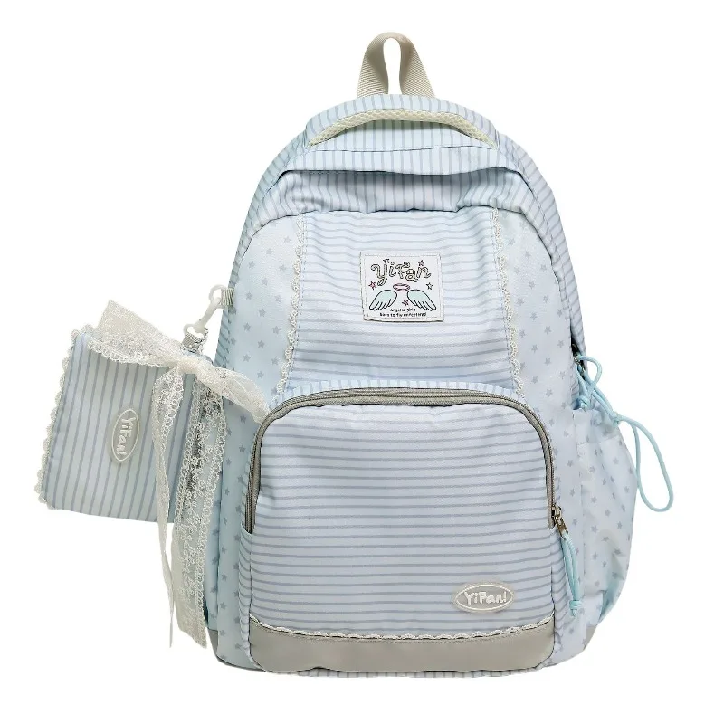 Striped Star Backpack Kids Backpack for Boy Outdoor Leisure Travel Bag Cute Backpack School Bags Nylon Sprots Bag Mochila Рюкзак