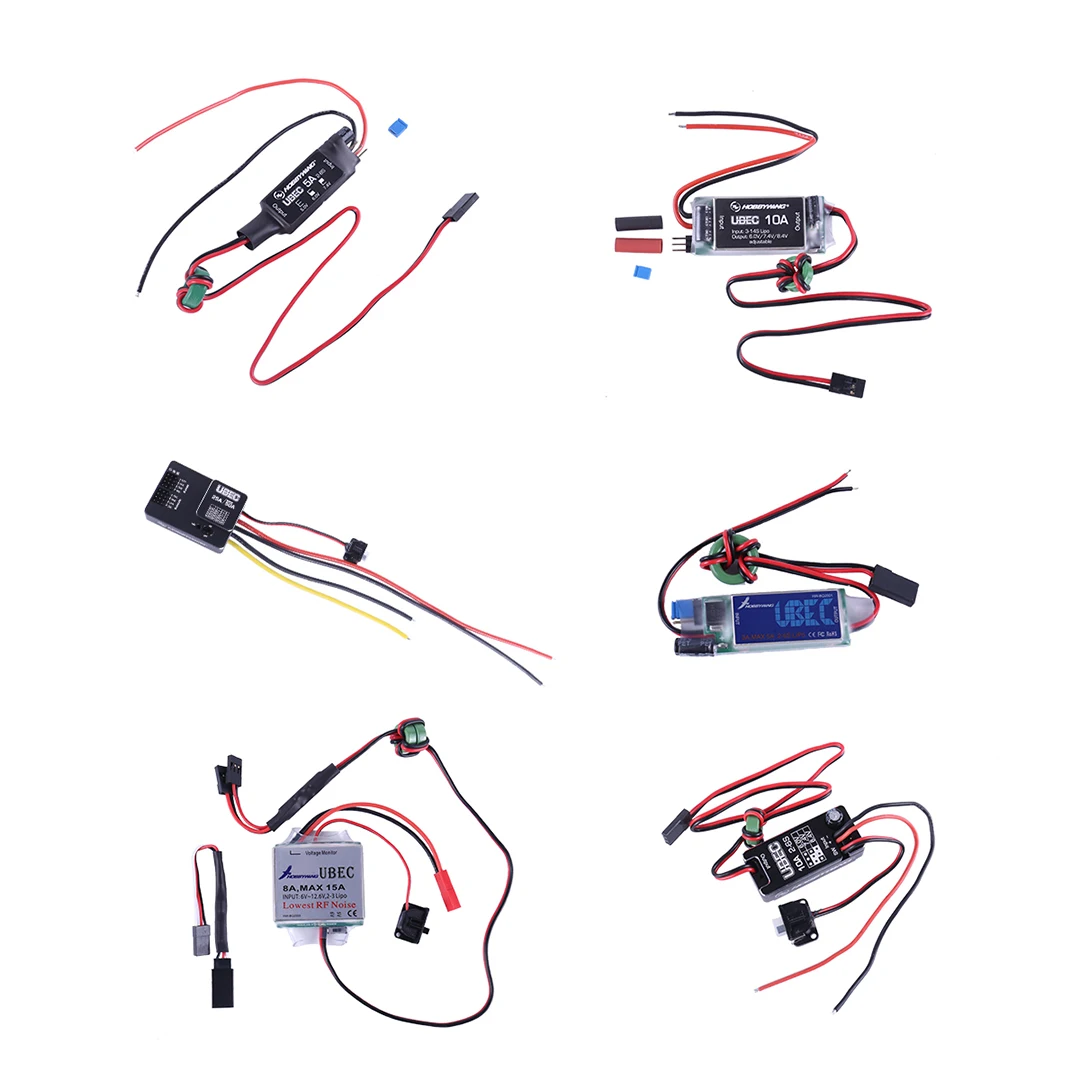 Hobbywing 10A 5A 3A 8A 25A UBEC output 6V 7.4v 8.4v supports 3-14s lithium battery high voltage rc Voltage Regulator Module