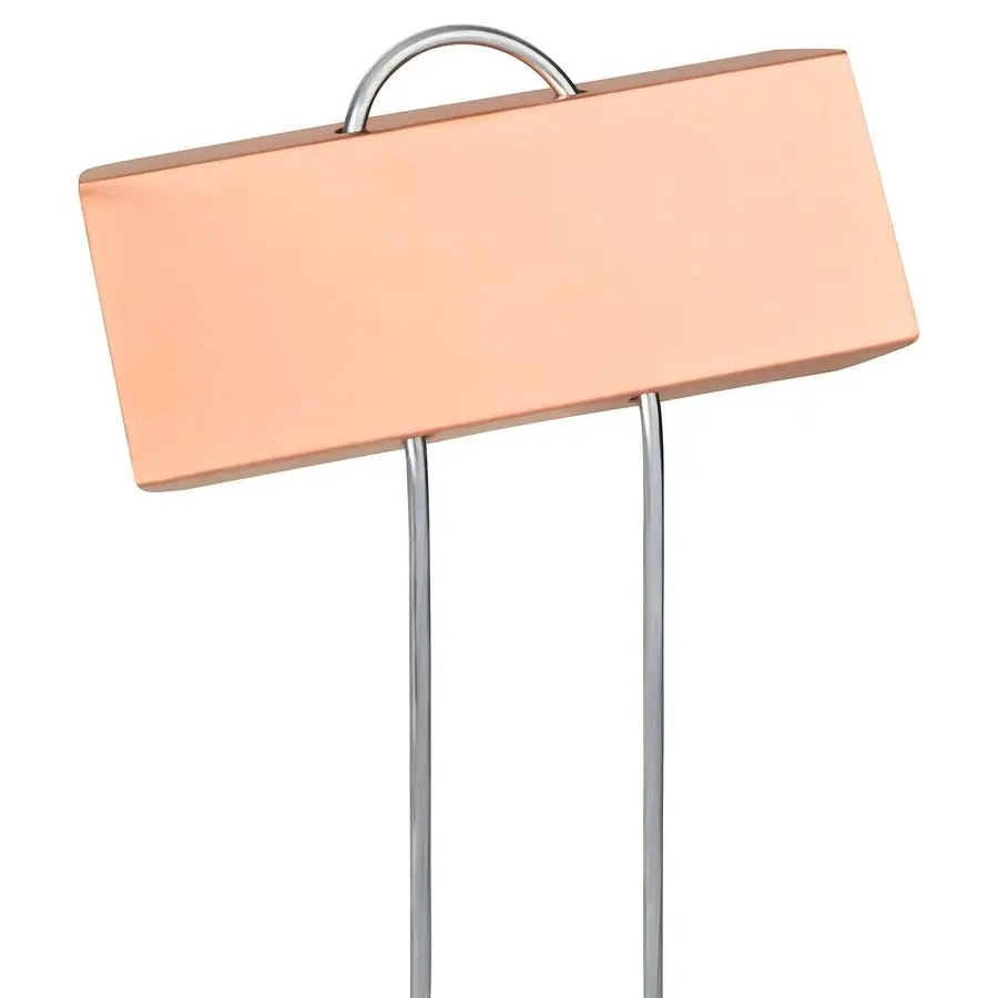 

Набор из 100 штук: Влагостойкие большие медные металлические этикетки для растений, высота 11,5 см, область для надписи 3,5 x 1,1 см.