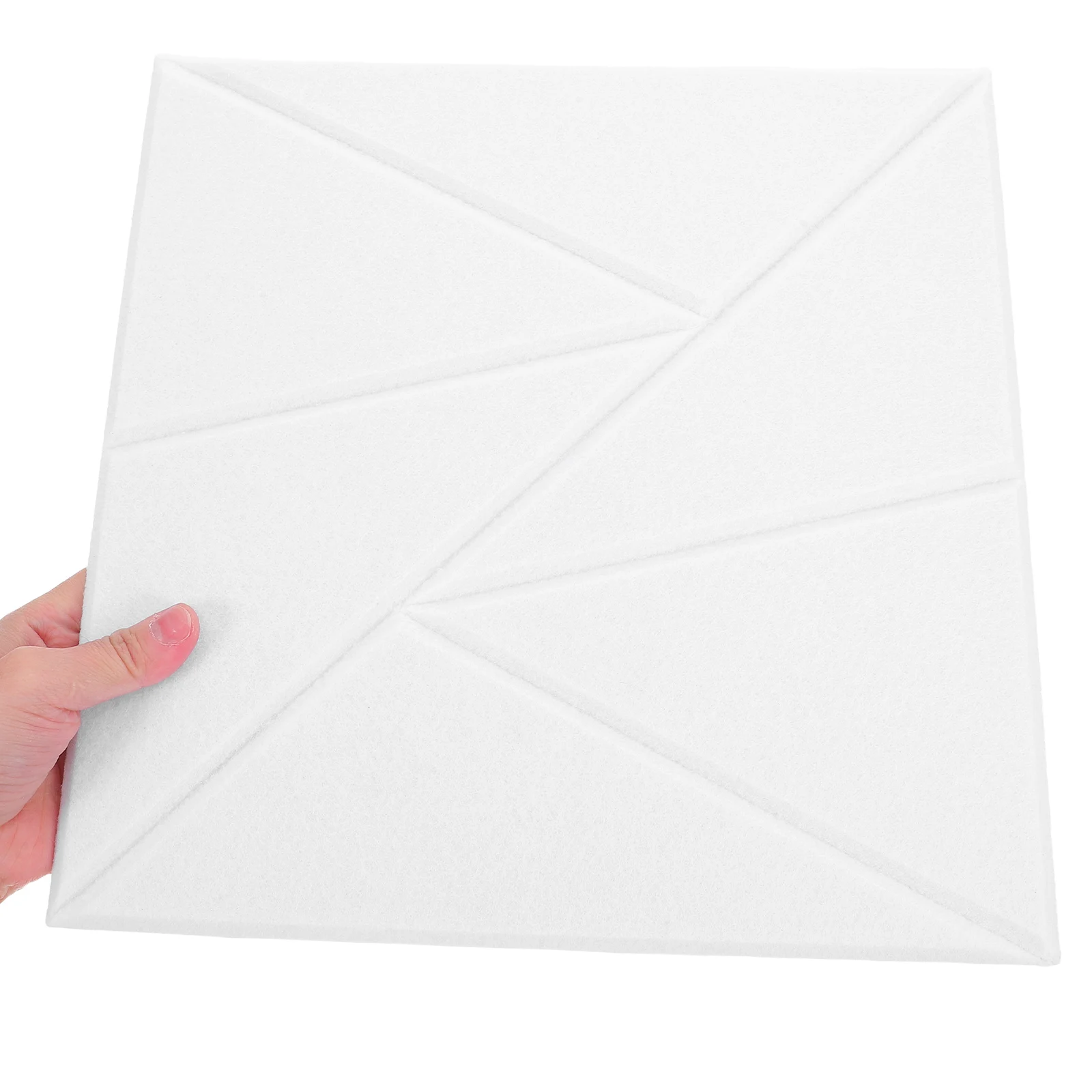 

Self-Adhesive Soundproof Wall Panels White Acoustic Paneling Sound Insulation Noise Absorbing For Bedroom Office Studio Pvc Wall