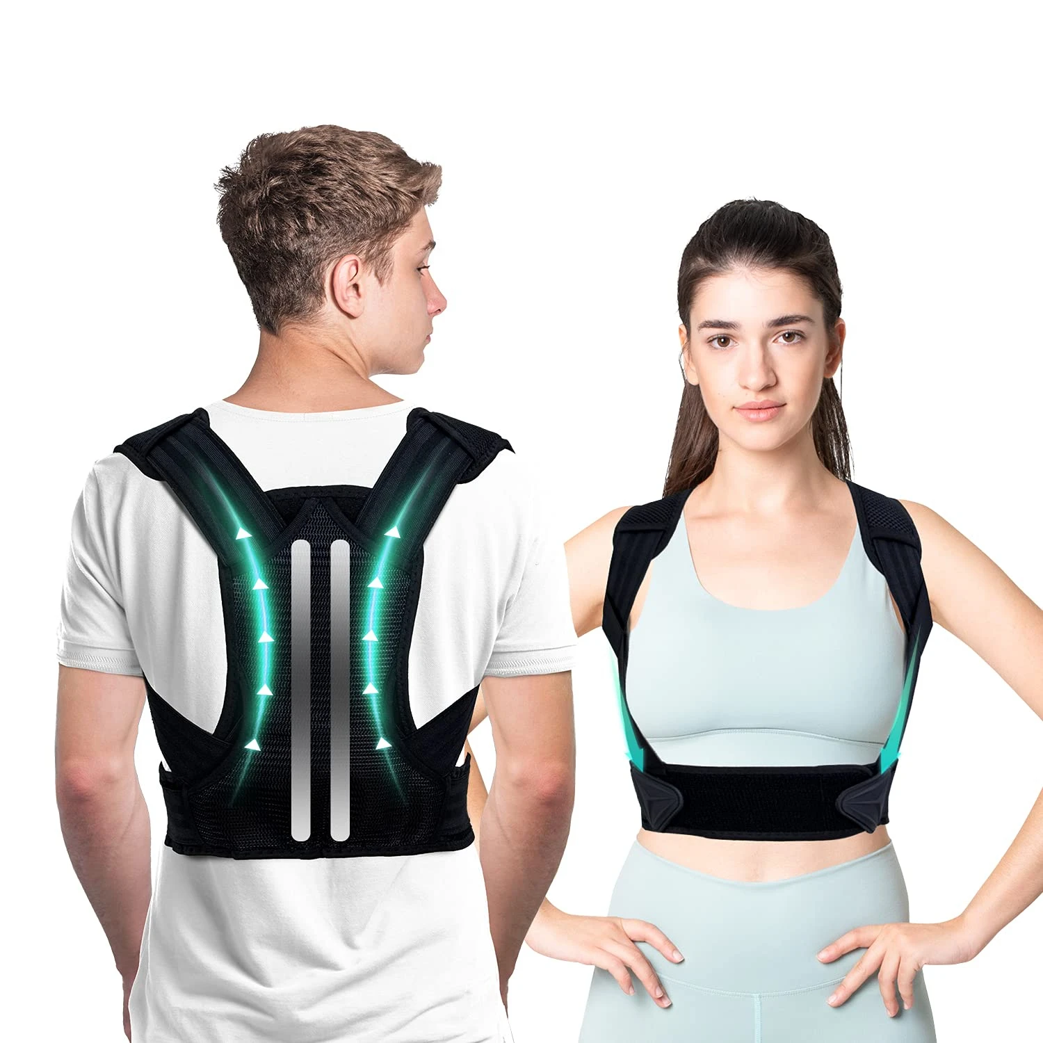 Advanced Professional Upper Back Posture Corrector - Effective Spinal Support Brace for Teens - Perfect Posture Aid for Teenager