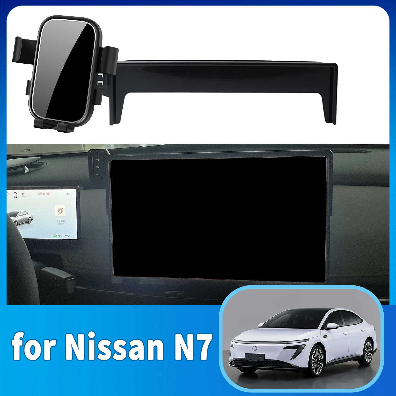 

Car Mobile Phone Holder Mount phone Stand for Nissan N7 GPS Bracket Navigation Stand Auto Accessories