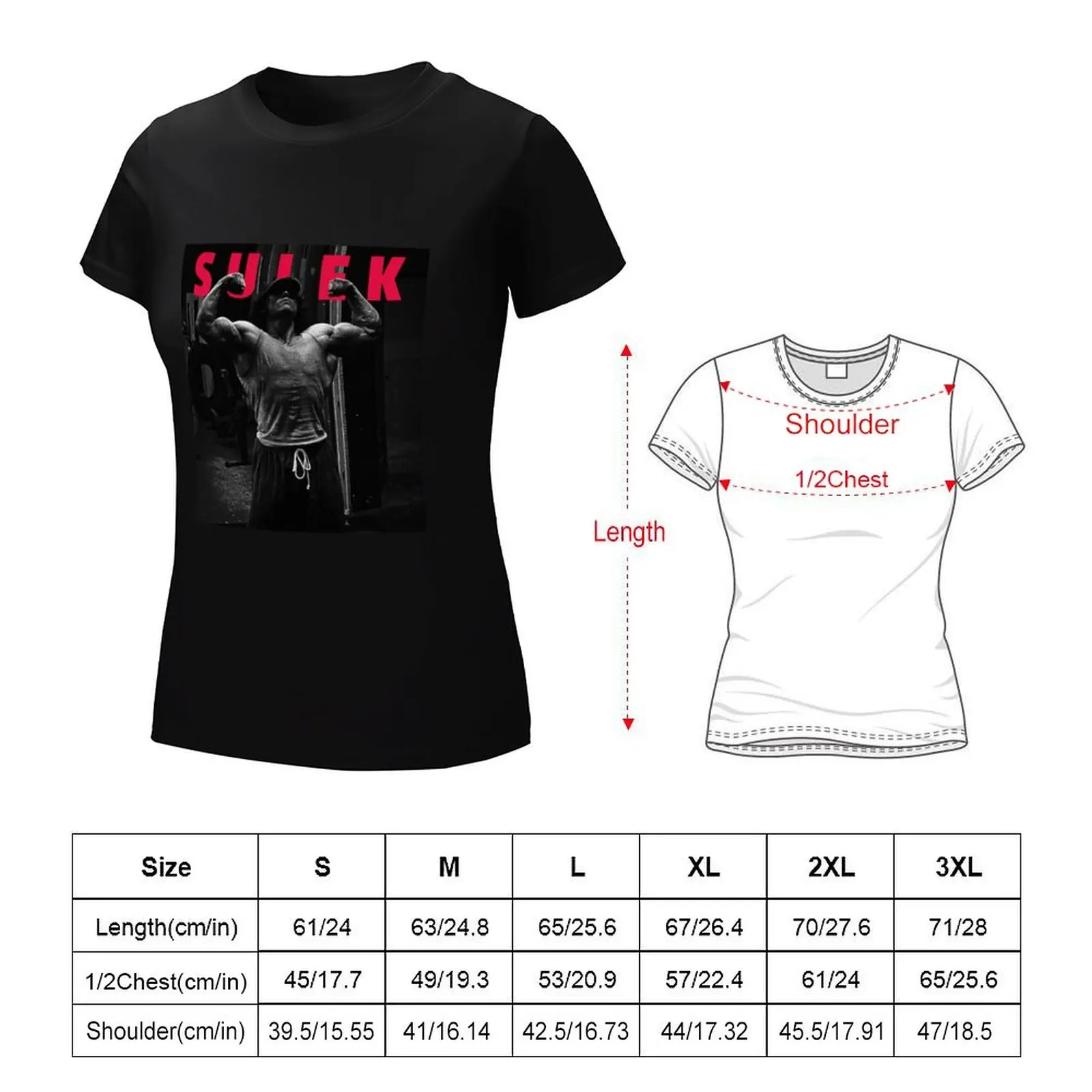 Sam Sulek Inspiration T-Shirt aesthetic clothes quick drying animal print woman t shirt