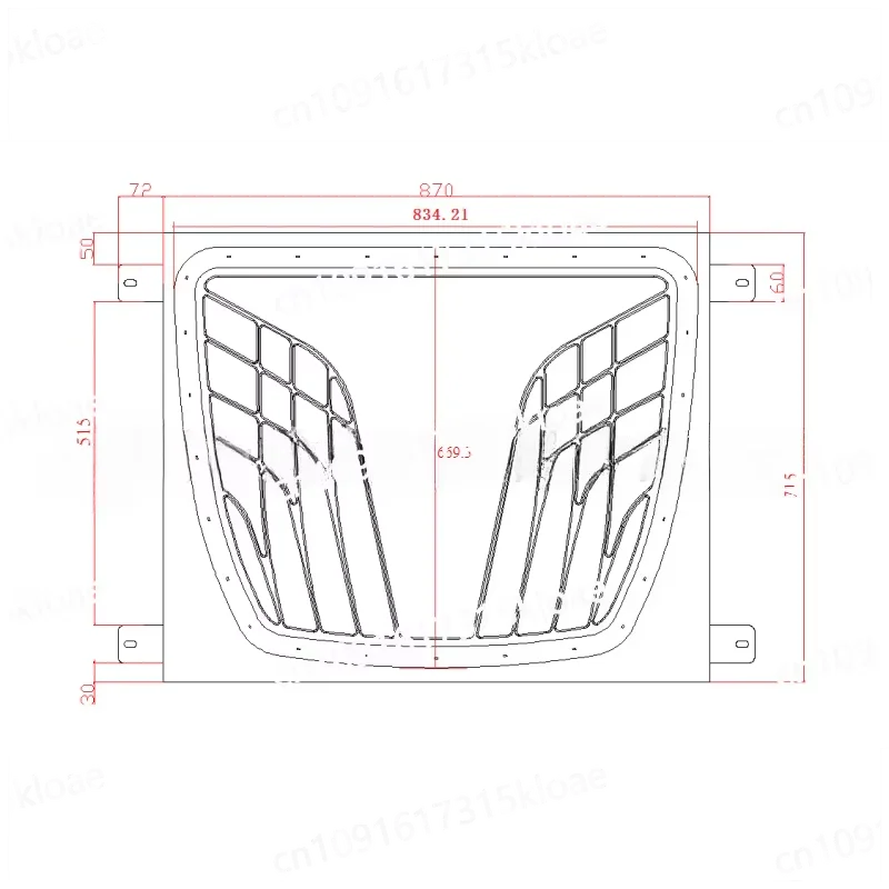 Suitable for Mercedes-Benz New Vito V-Class V260L commercial vehicle roof Jiugongge top light, atmosphere decoration starry sky