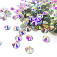 Hotfix Crystal AB Rhinestones DIY Iron On Jewelry Making Glass Beads Flatback Crafts Accessories Stones For Cap Dancing Dress