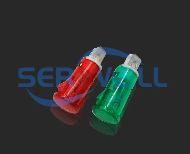 Lot10 لوحة تصاعد النيون المؤشر الأحمر الأخضر الأصفر أضواء AC380V 220V 110V 12V/24VDC 10 مللي متر MDX-11A الطيار توجيه إشارة مصباح