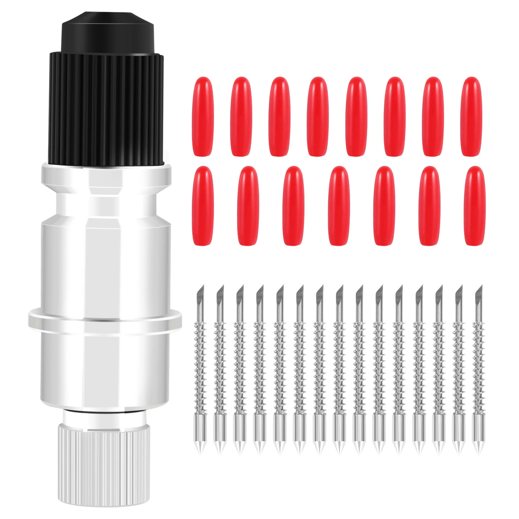 Elevata durezza per Graphtec CB09 Silhouette Cameo Holder + 15Pcs lame Plotter da taglio in vinile 45 gradi