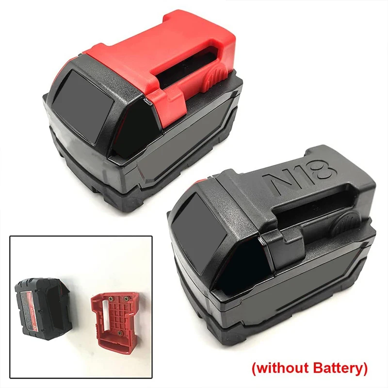 Battery Holder for Milwaukee 18V M 18 Battery 48-11-1850 Dock Holder Mount Dock Cover battery suspension place