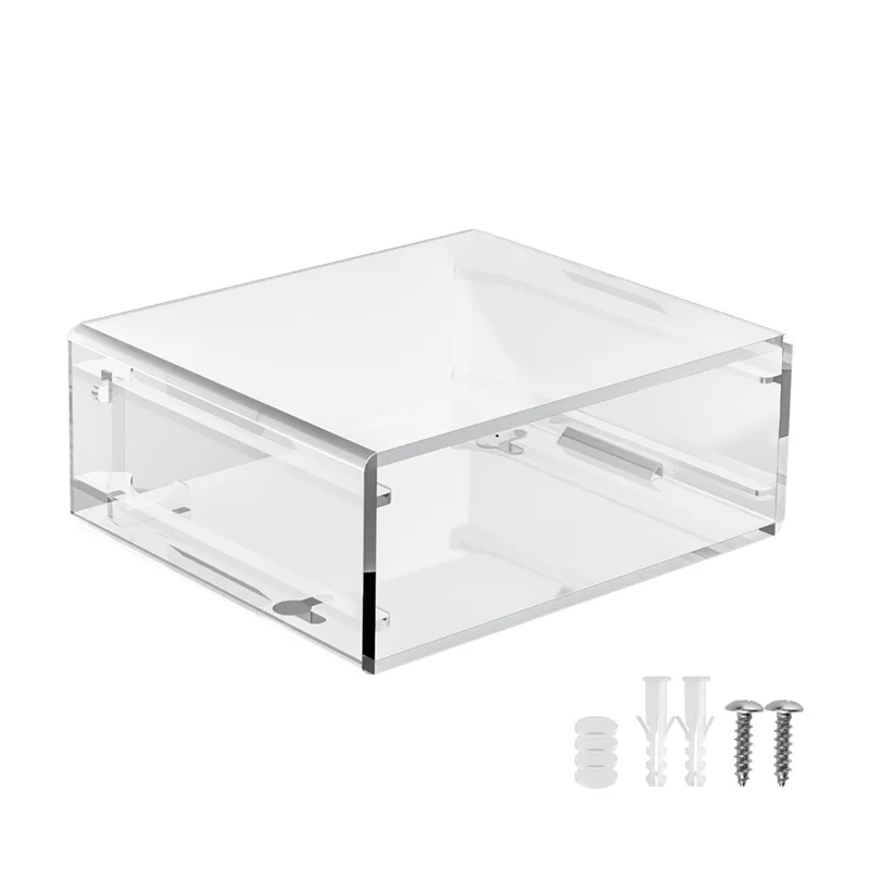 Desktop Stand Under Desk Stand For 2024 Mac Mini M4 Desktop Wall Mount Holder Behind The Monitor For Mac Mini M4