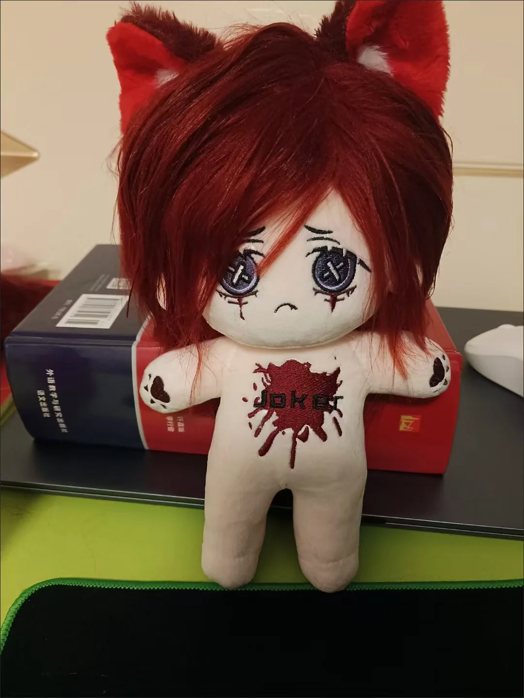 20cm Cotton Doll Game Identity V Surrounding Crying Joker Attribute Dress-up Plush Doll Toys Children's Adult's Fans DIY Gifts