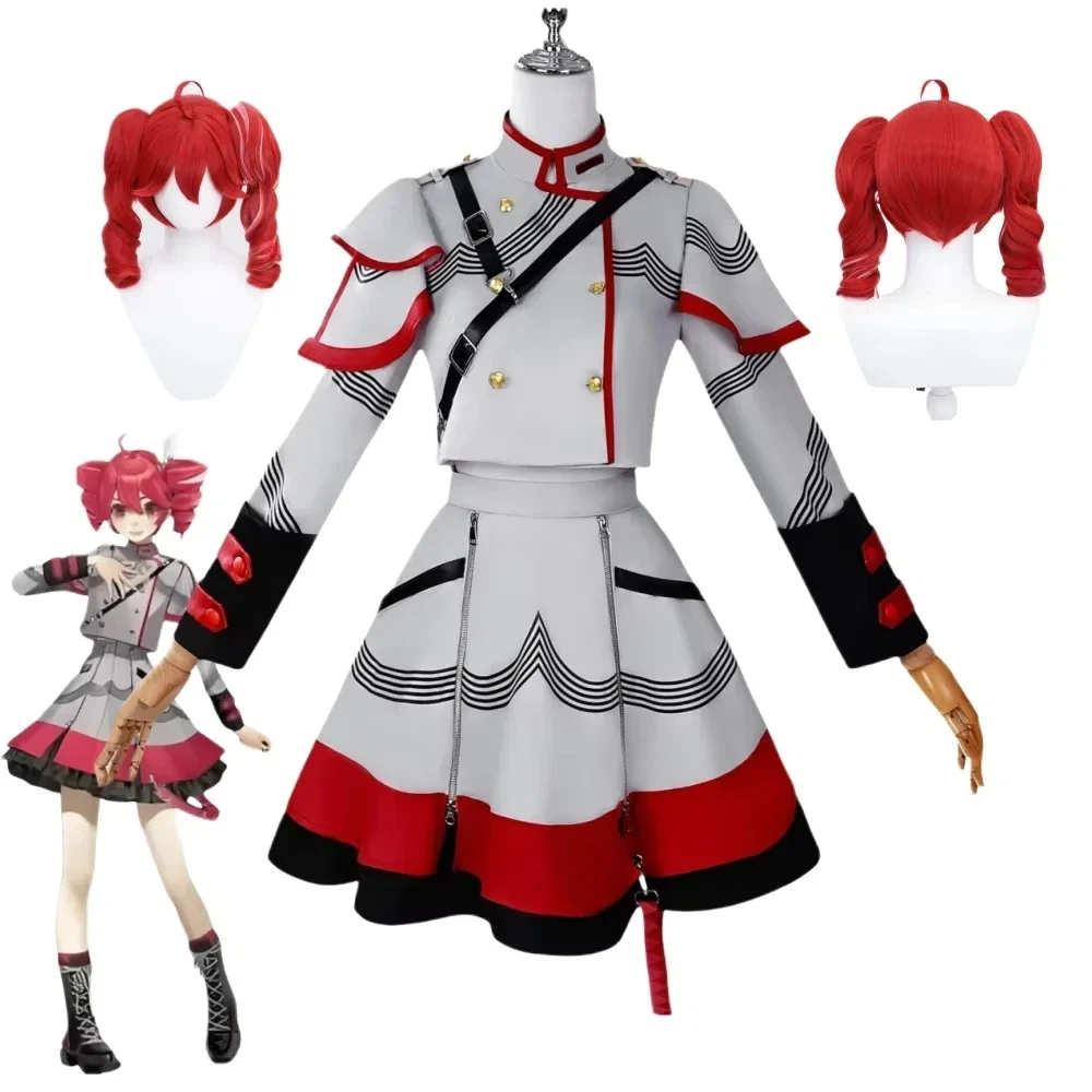 2026 Kasane Teto Cosplay Costume Hypnotiste Kasane Teto Perruque Hypnotiseur Kasane Teto Ensembles de Costumes de Jeu de Rôle Anime