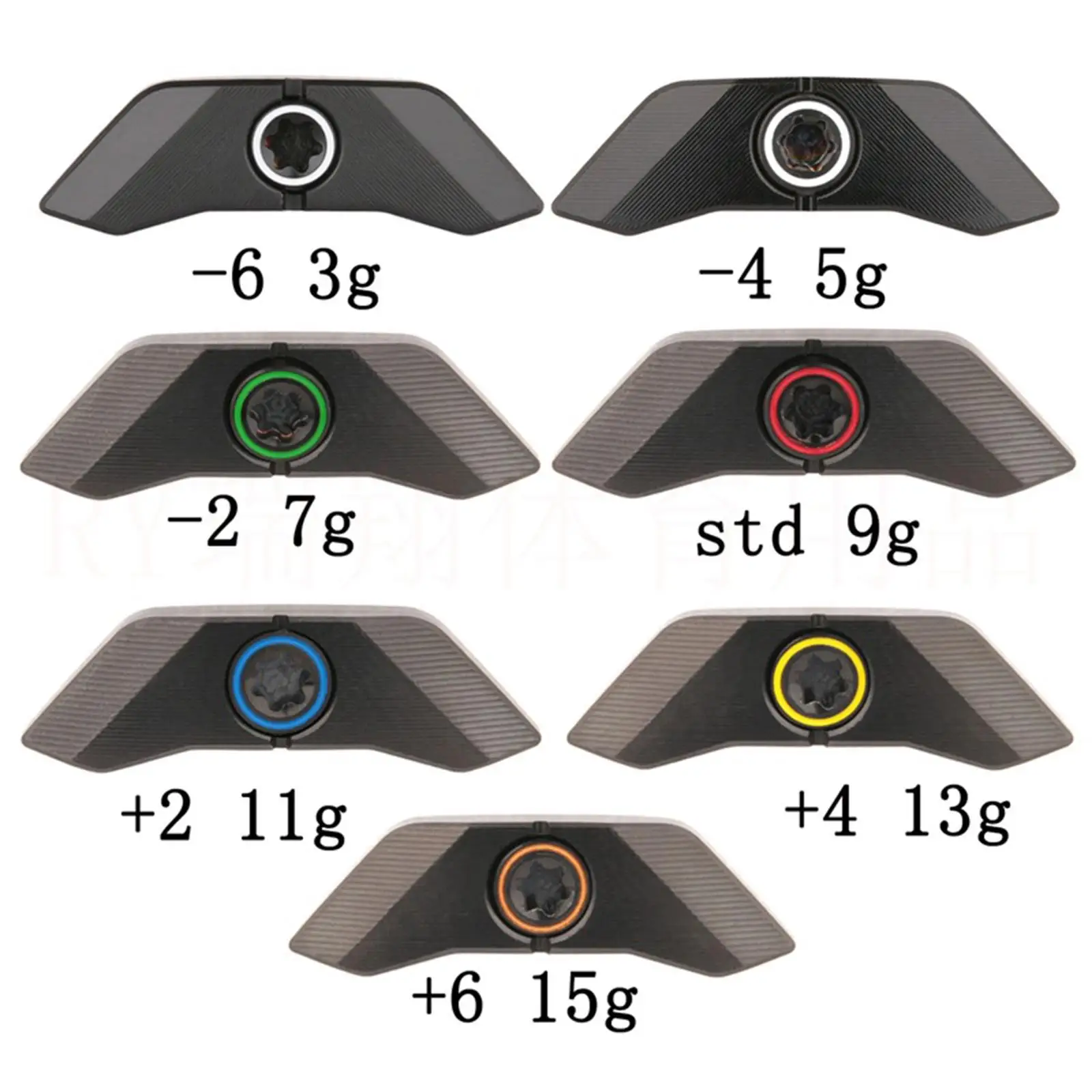 

7Pcs Golf Club Weights Driver Fairway Wood Stainless Steel 7 Sizes with Tool 3G-15G with Storage Case Golf Club Weight Screw