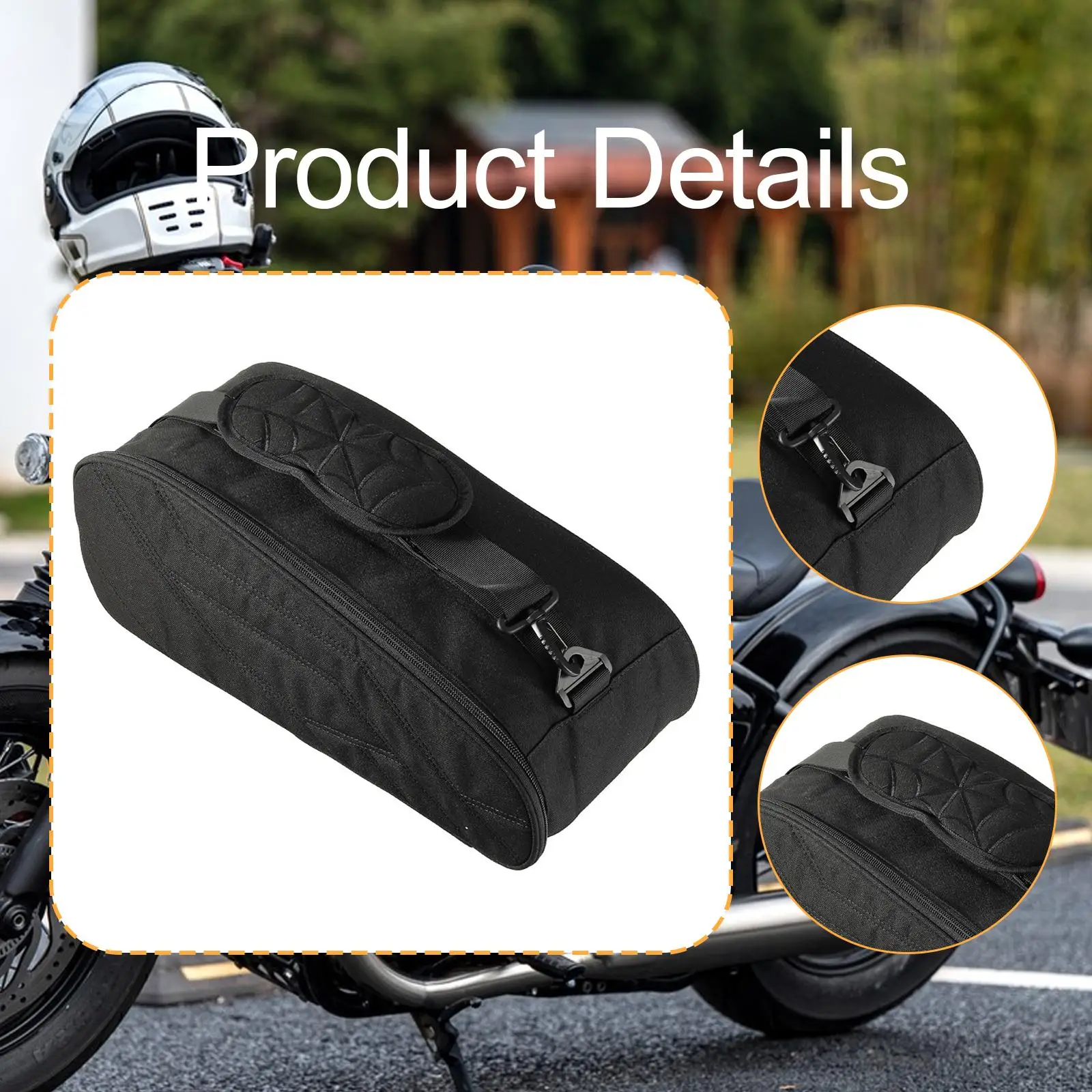 Motorcycle Saddlebag Large Capacity Motorcycle Accessory Outdoor Cycling Professional Oxford Cloth Pannier Bag Side Bag Handbag