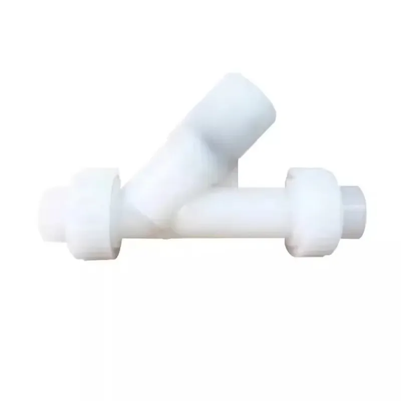 Transparent UPVC/CPVC Material Y-Type Filter for Dosing Pump Plastic Cleaning Equipment PVDF Water Filter PVDF Membrane