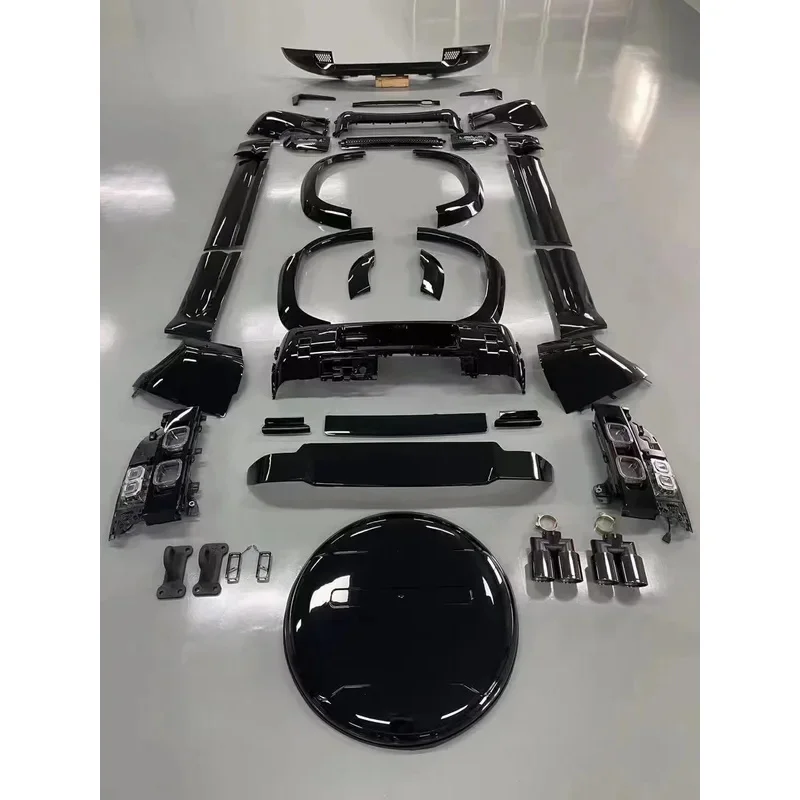 طقم هيكل بسعر المصنع لـ Defender L663 New Defender 90/110 ترقية إلى الملحقات الخارجية المصدة باللون الأسود 007 #2