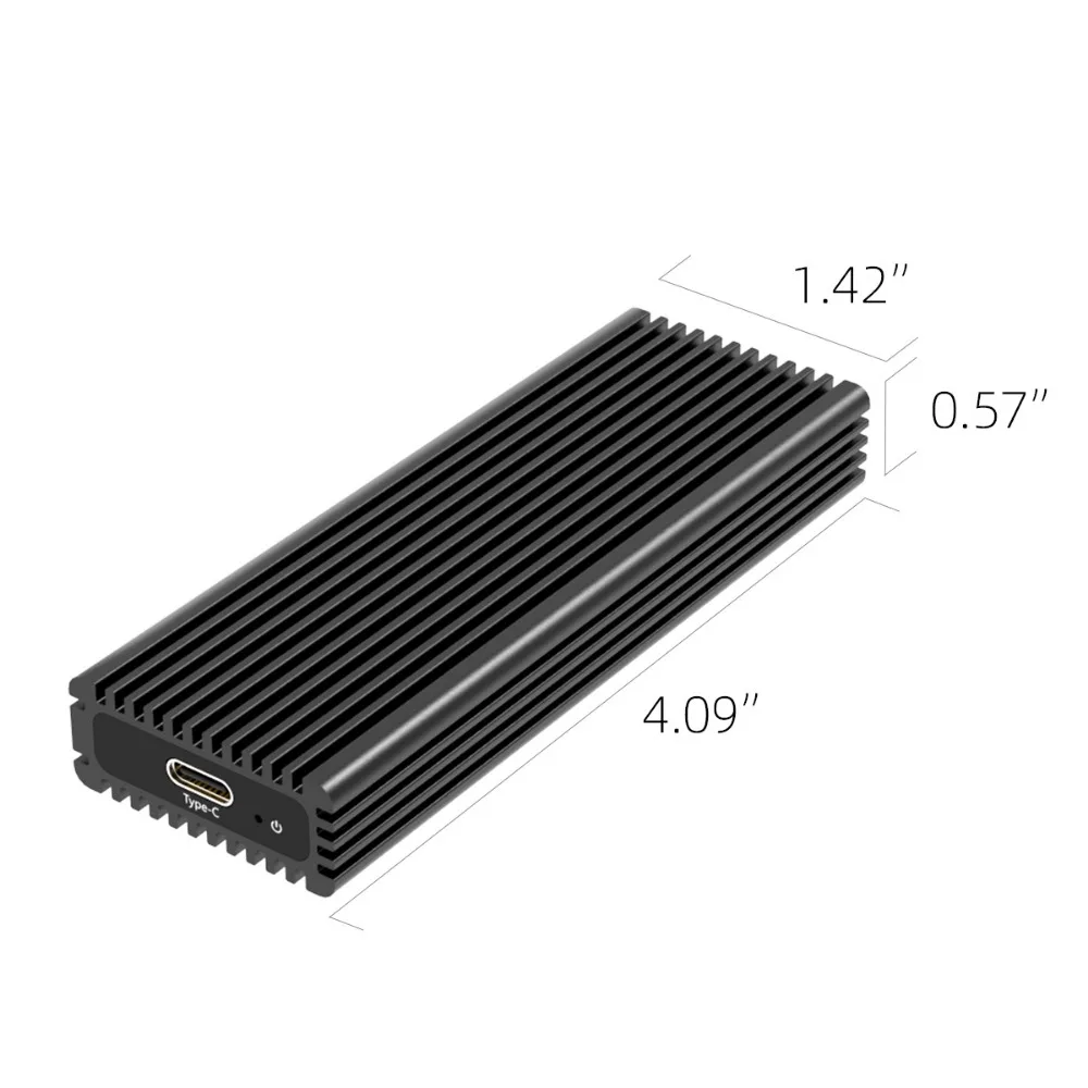 마이워 M.2 NVMe SSD 외장 케이스 20Gbps 공구 없이 설치 가능한 USB C 3.2 Gen2x2 PCIe SSD 케이스 외장 박스 (NVMe M-Key 솔리드 스테이트 드라이브용)