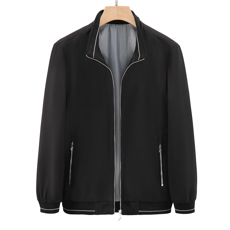 جديد عالي الجودة الأعمال سترة عادية مريحة للتنفس العصرية تنوعا الوقوف طوق الخريف الشتاء سترة يندبروف