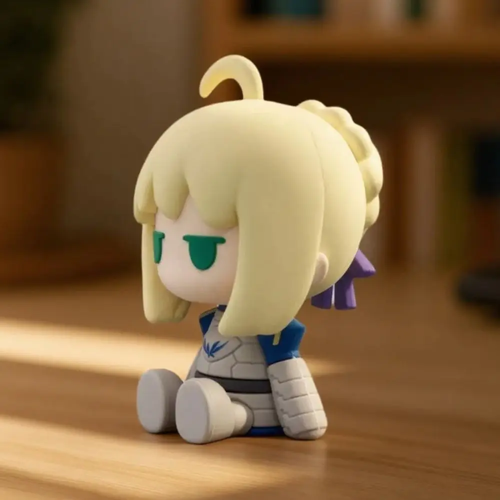 

FGO Peripheral Saber Knight King Arthur Small Figure FATE Series Animation Peripheral Desktop Doll Ornament