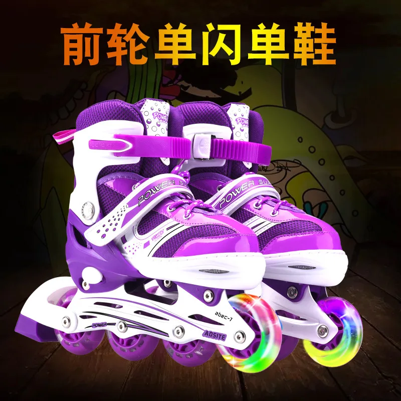 Infantil All Flash Roller Skates Set, Menino e menina, idade