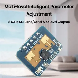 24GHz Human Presence Sensor FMCW Wave Radar Induction Module Body Heartbeat Detection Sensors High Accuracy LD2410C