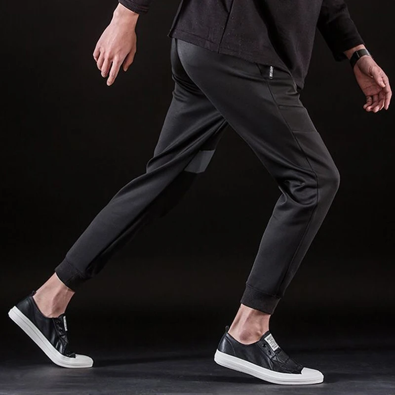 Spring Summer Genuine Leather Black White Shoes Men Casual Shoes Flat Brand Cow Leather Cool Street Young Male Footwear DX237