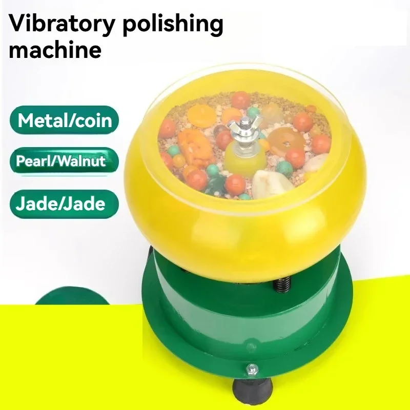 A 8inch High-power Vibration Jade Grinding Machine Polishing Wenwan Vibration Bucket Jade Vibration Polishing Machine