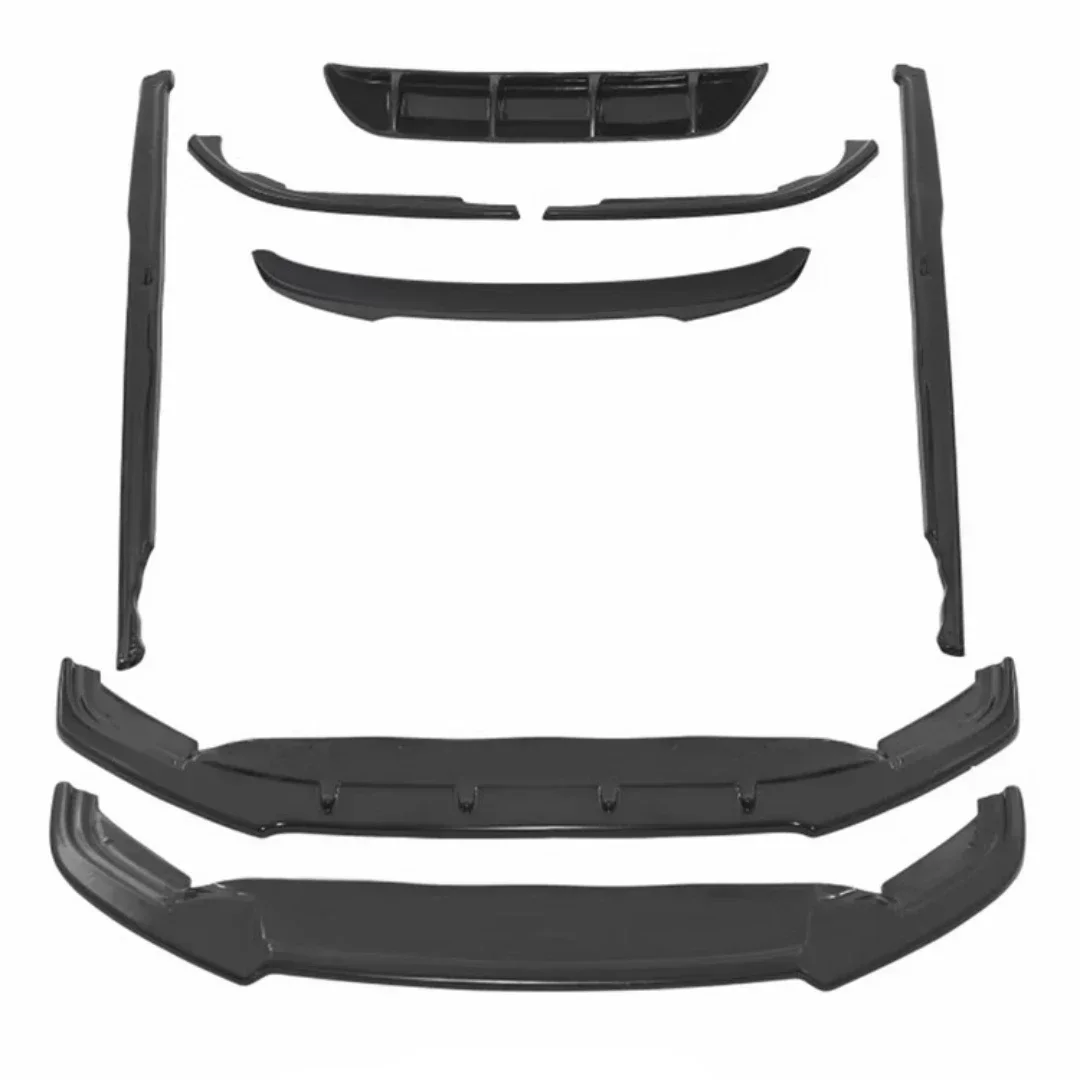 Karosserie-Kit Front- und Hecklippe für Volkswagen VW Passat B8 im modifizierten MAX R-Line-Stil, Seitenschweller, Heckflügel, Auto-Zubehör