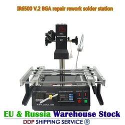 NEW LY IR6500 V2 2 Zones BGA Rework Station Infrared IR BGA Machine with Solder Balls Welding Flux Stencils for Mobile Repair