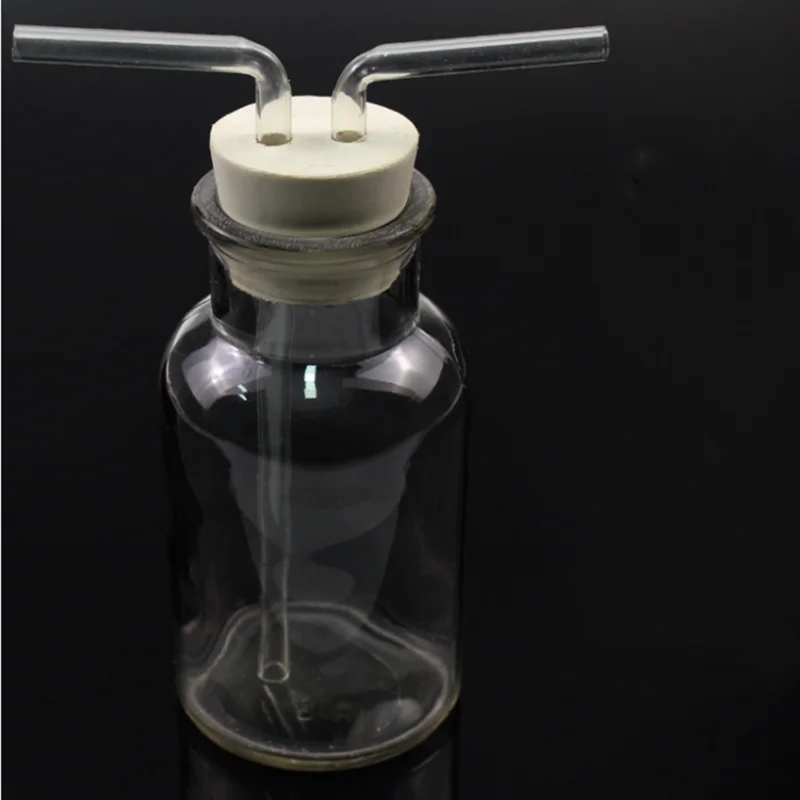 1Set 125ml To 2500ml Transparent Air Collecting Bottle Gas Washing Device Chemical Cleaning Cylinder Labratory Equipment