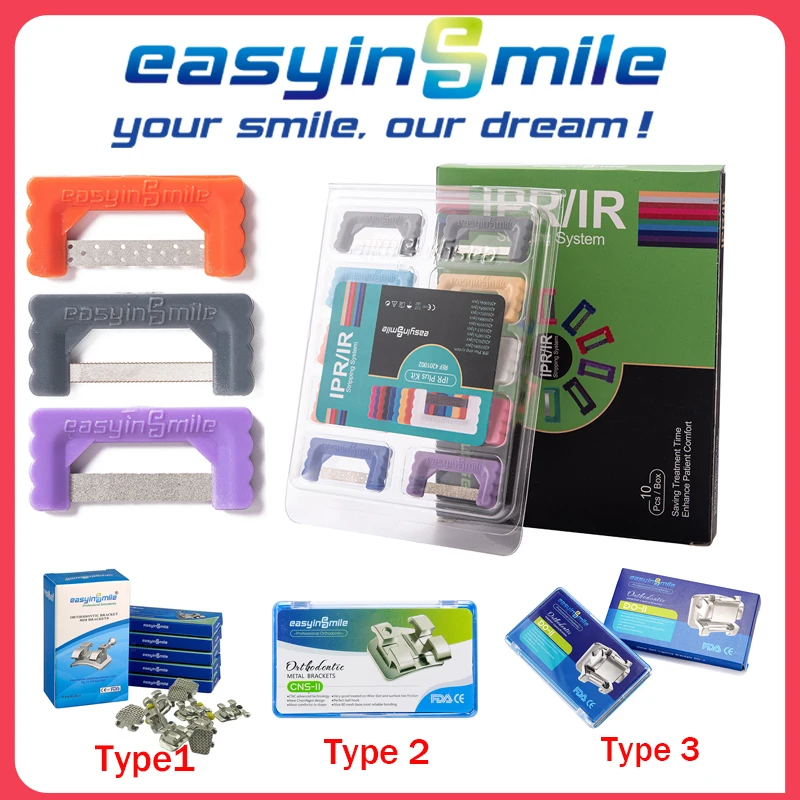 

EASYINSMILE Orthodontic Interproximal Reduction Strips Dental IPR Polish Strips Tooth Enamel Reduce Saw Orthodontic Material Use