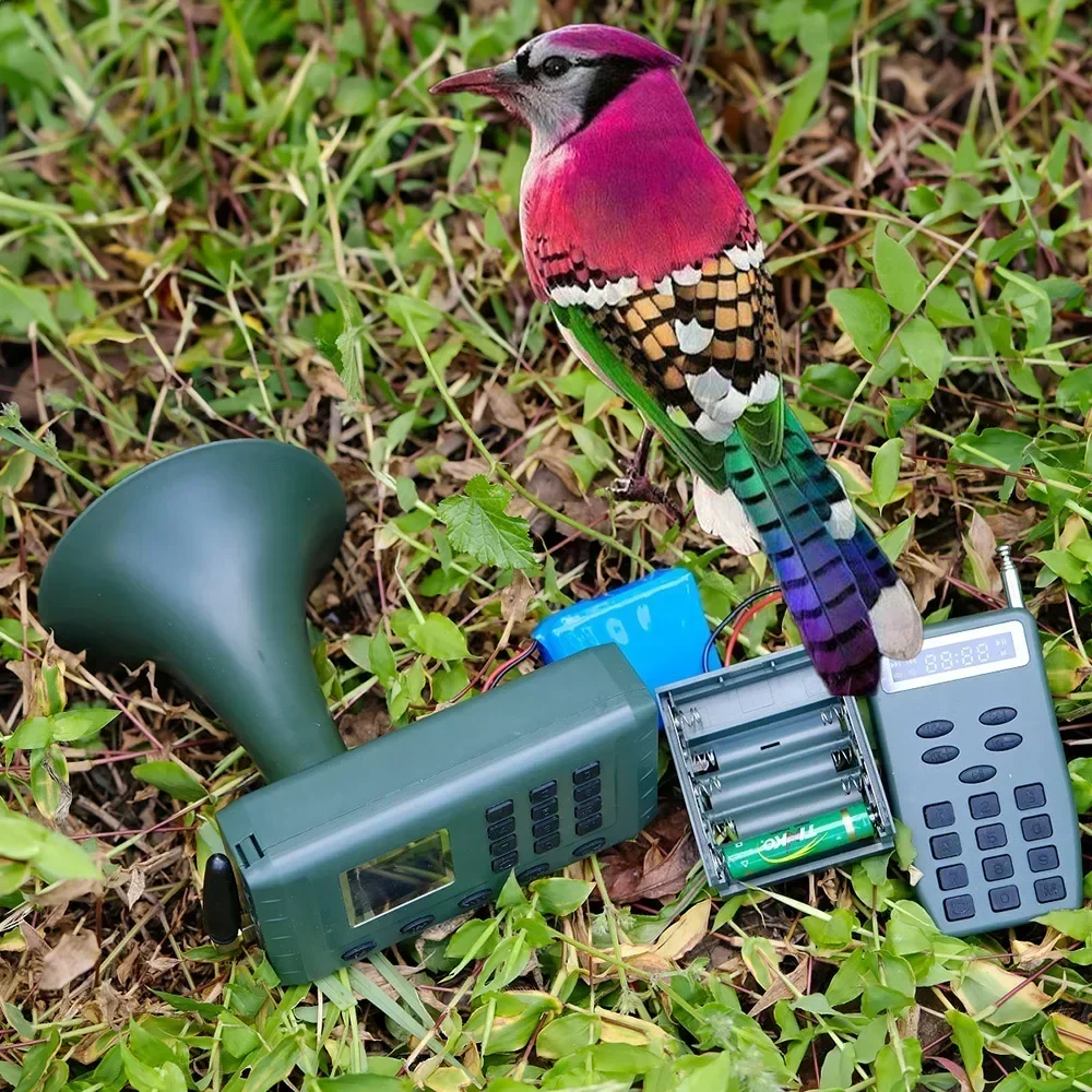 New Outdoor Electronic Farm Bird Sound Decoy Birdsong Device Quail Sounds Caller Digital Mp3 Player Optional Remote Control