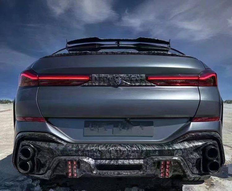 لسيارات BMW X6 X6M تحويل LD نمط طقم الجسم ألياف الكربون/مزورة مادة ألياف الكربون X6 G06 طقم الجسم