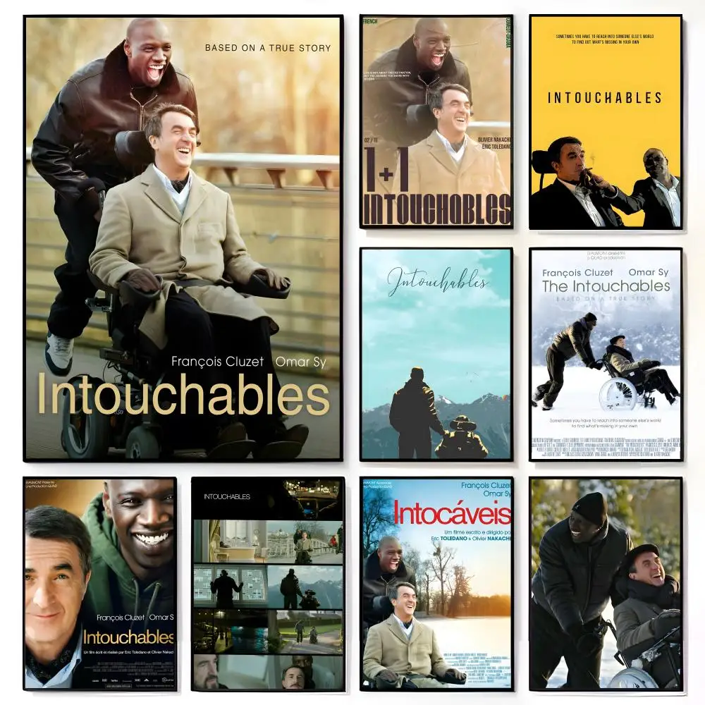 Póster de la película americana Intouchables, mural decorativo para pared de habitación infantil, impresión decorativa para el hogar