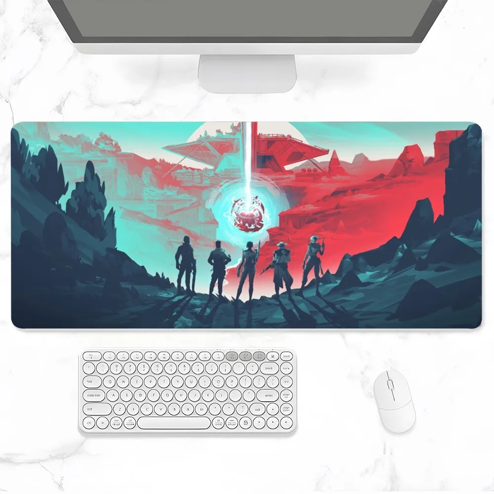 Games Valorant Mouse Pad Gamer Pc Gaming Accessories Rubber Mat XXL Deskmat Mats Keyboard Cabinet Mause Laptops