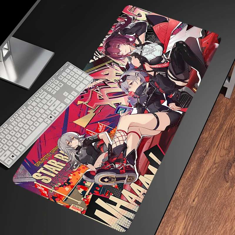 Mouse pad Honkai: Star Rail Kafka Gaming Desk Mat Computer Keyboard desk pad Mats Non-slip rubber Game PC carpet Mousepad XL XXL