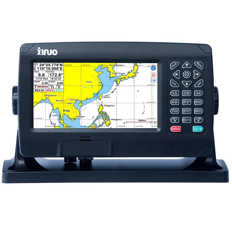 AIS-B and Chart Plotter Combo Model XF-607 7 Inch Marine GPS ChartPlotter