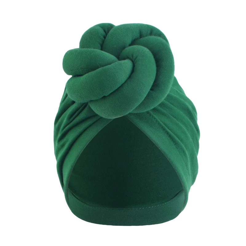Women\'s Fashion Turbans New Large Plate Flower Knotted Turban Cotton Chemo Cap Headscarf Beanie Hat Headwear Turbante Mujer
